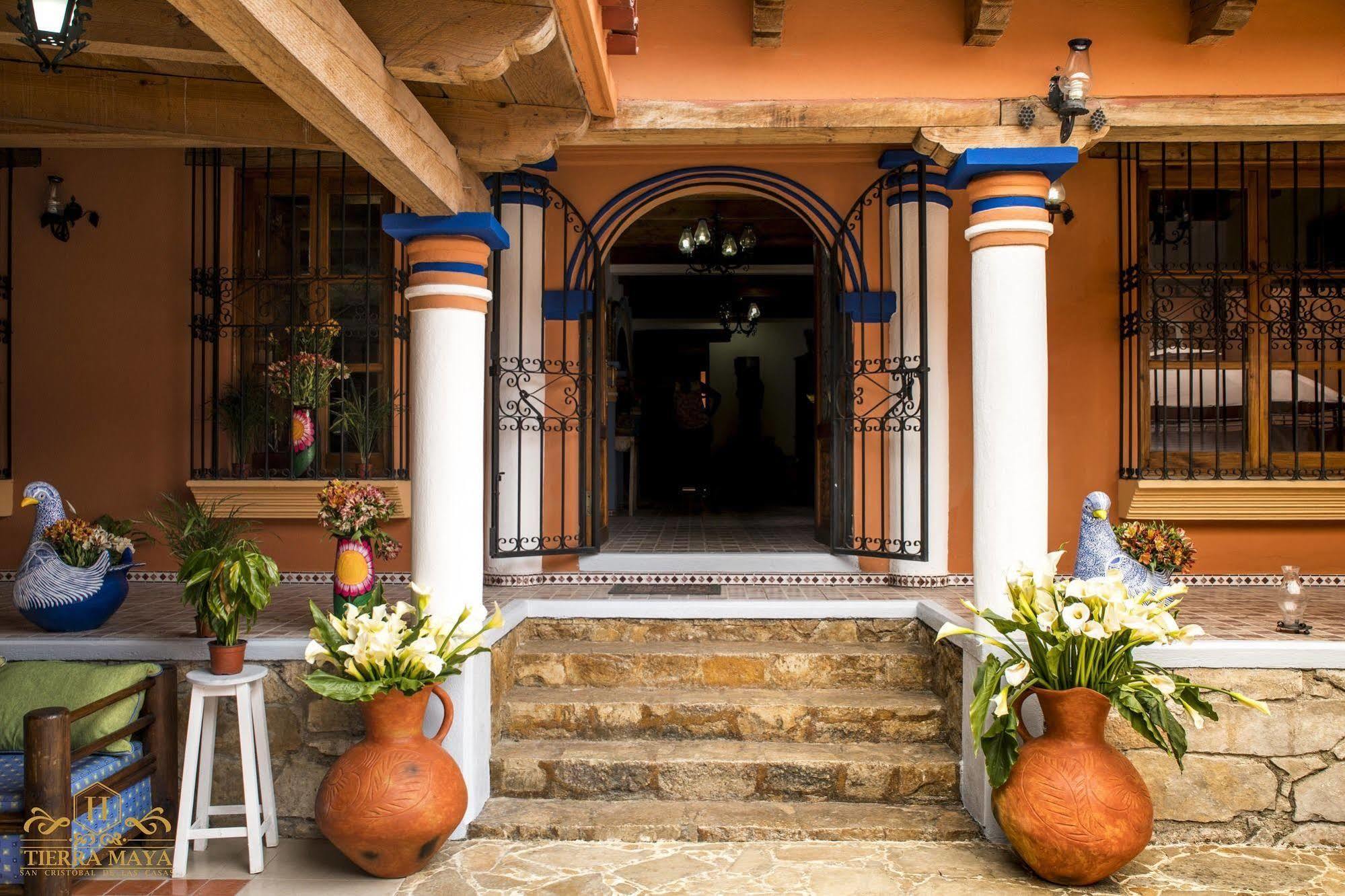 Hotel Tierra Maya ซานกริสโตบัล เด ลาสกาซาส ภายนอก รูปภาพ