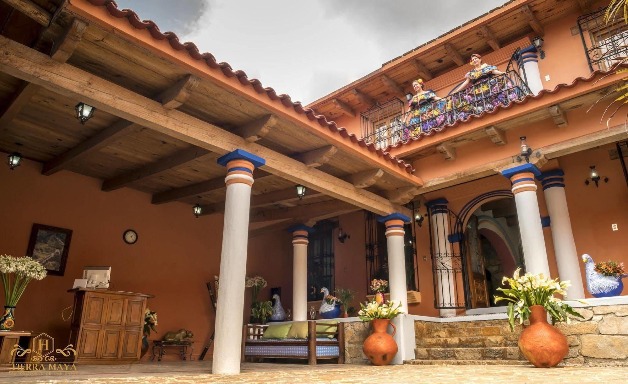 Hotel Tierra Maya ซานกริสโตบัล เด ลาสกาซาส ภายนอก รูปภาพ
